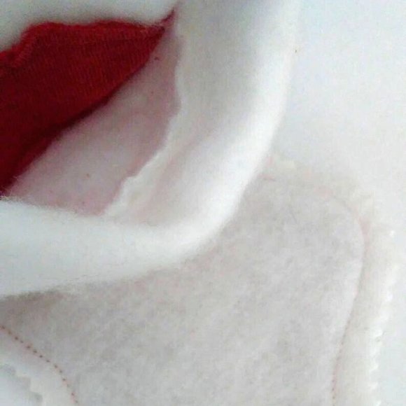 Santa Stockings Mid Century Modern Flocked - Picture 8 of 8